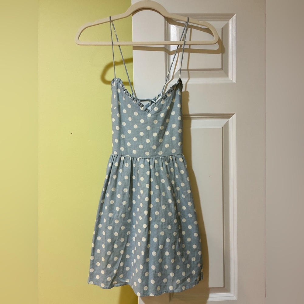 Blue Polka Dot Zara Sundress